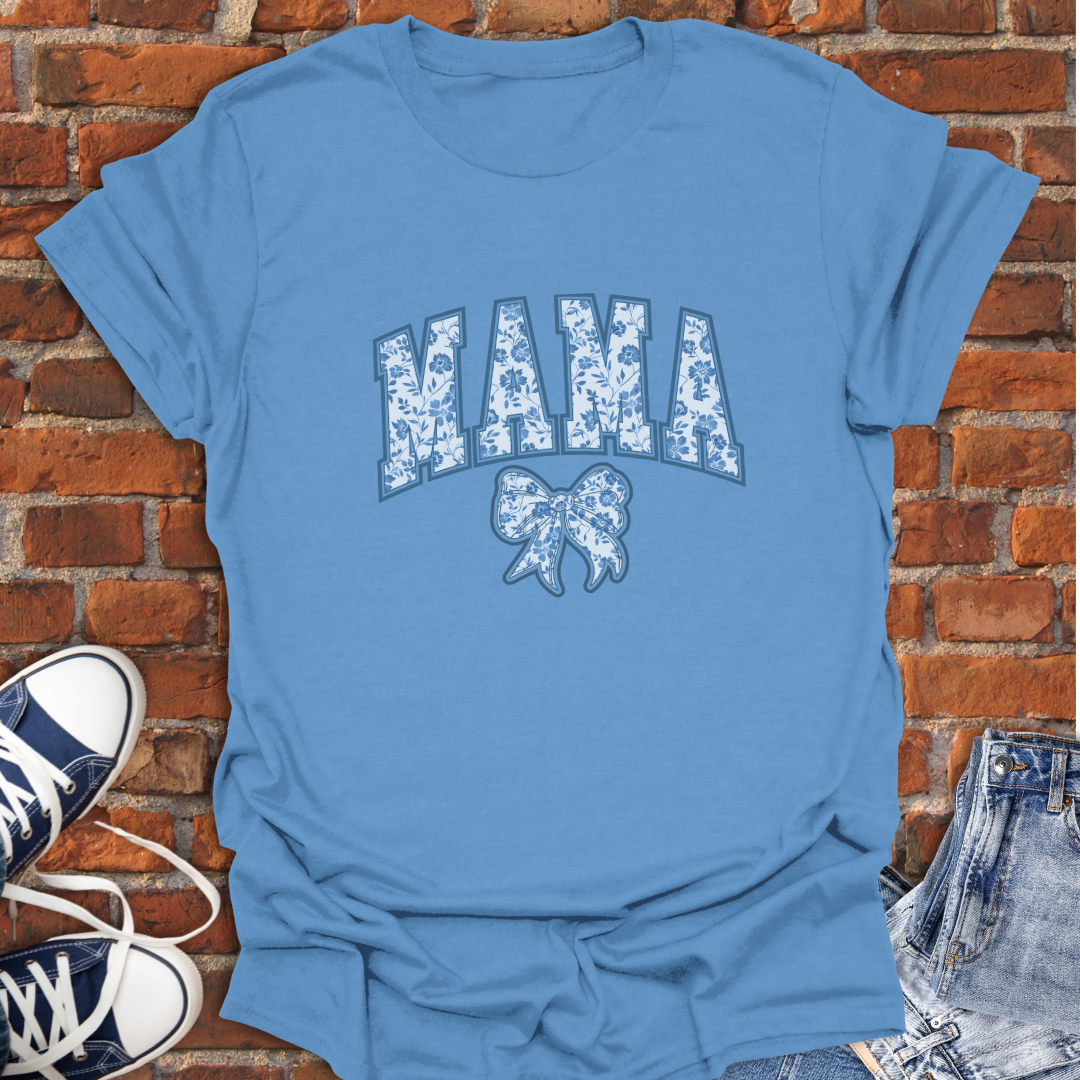 MAMA bow chinoiserie Softstyle T-Shirt size XS to 5XL