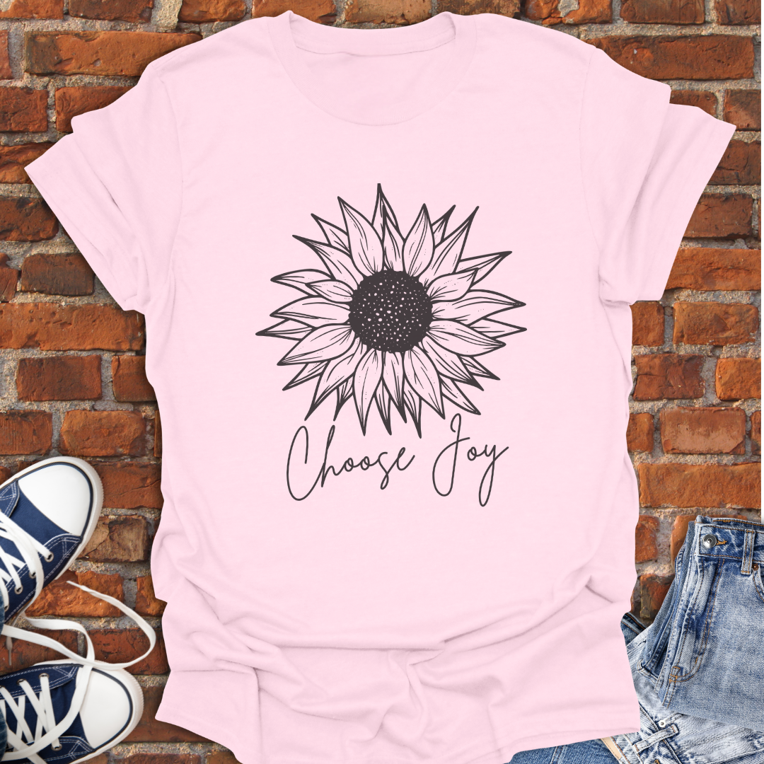 Choose Joy Sunflower Softstyle T-Shirt size XS to 5XL