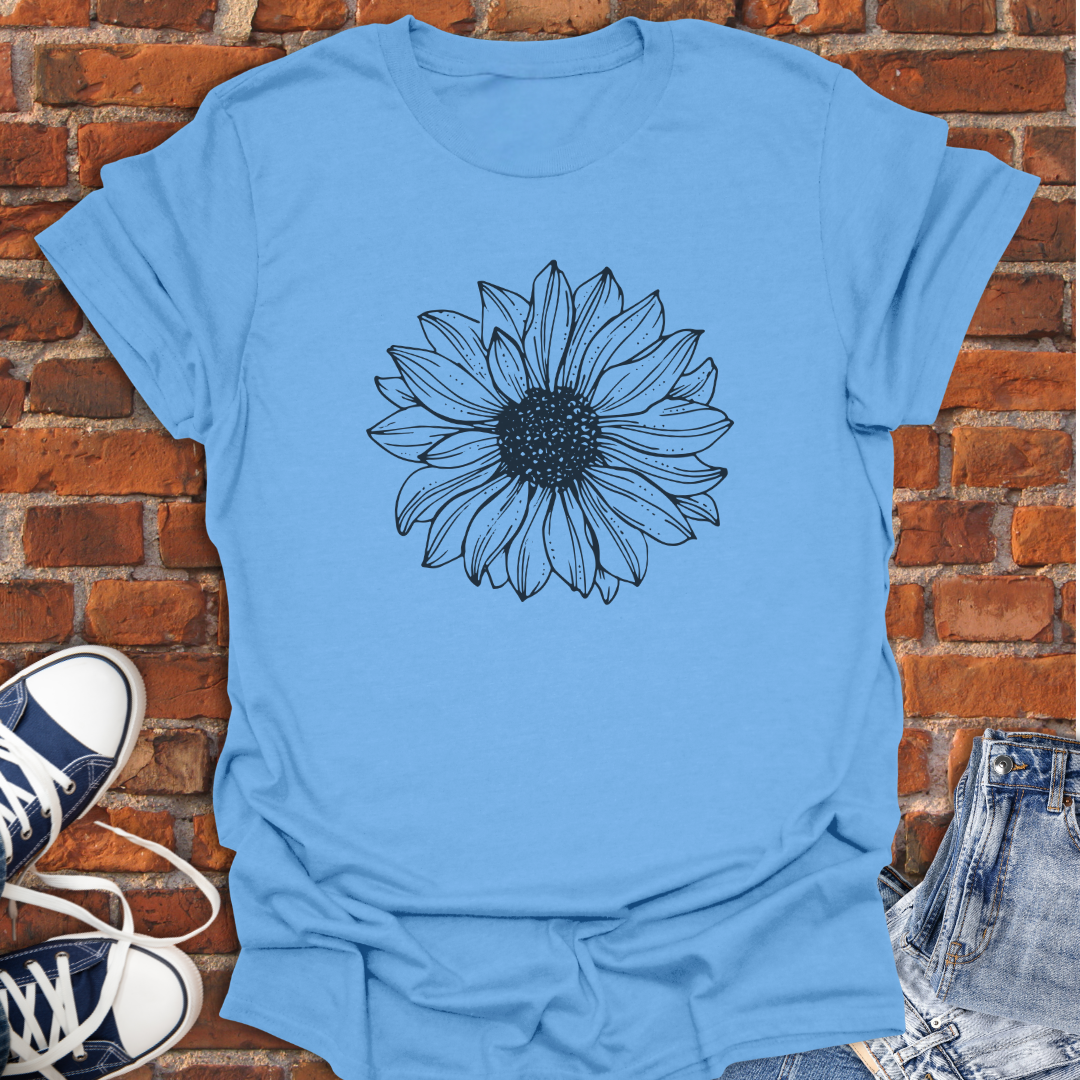 Sunflower drawing Softstyle T-Shirt size XS to 5XL