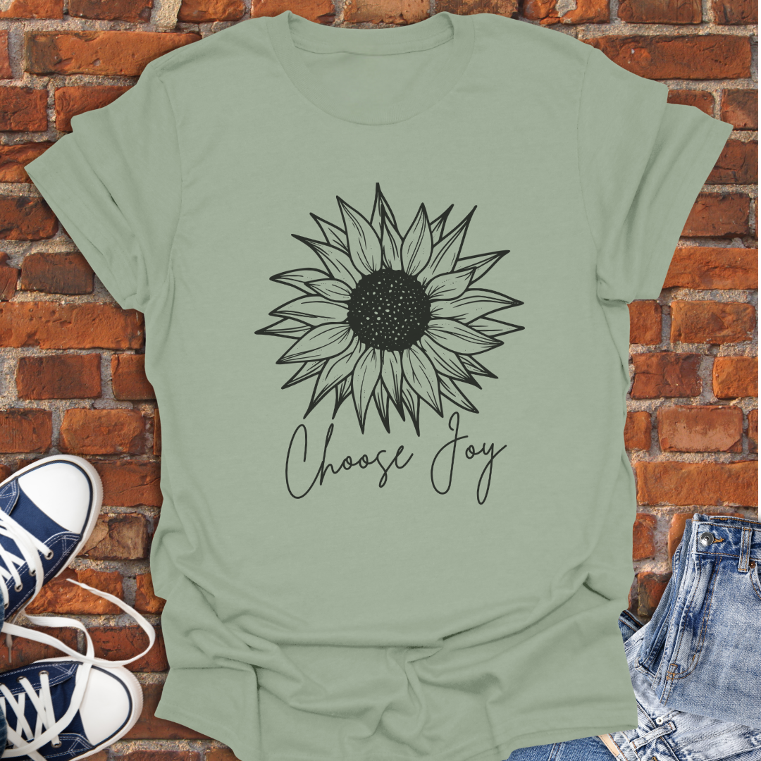 Choose Joy Sunflower Softstyle T-Shirt size XS to 5XL