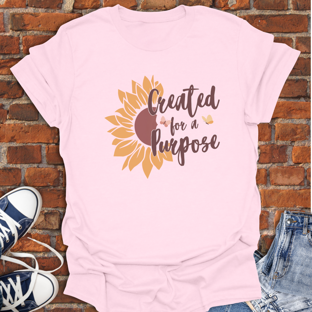 Created for a Purpose Faith T-Shirt size XS to 5XL