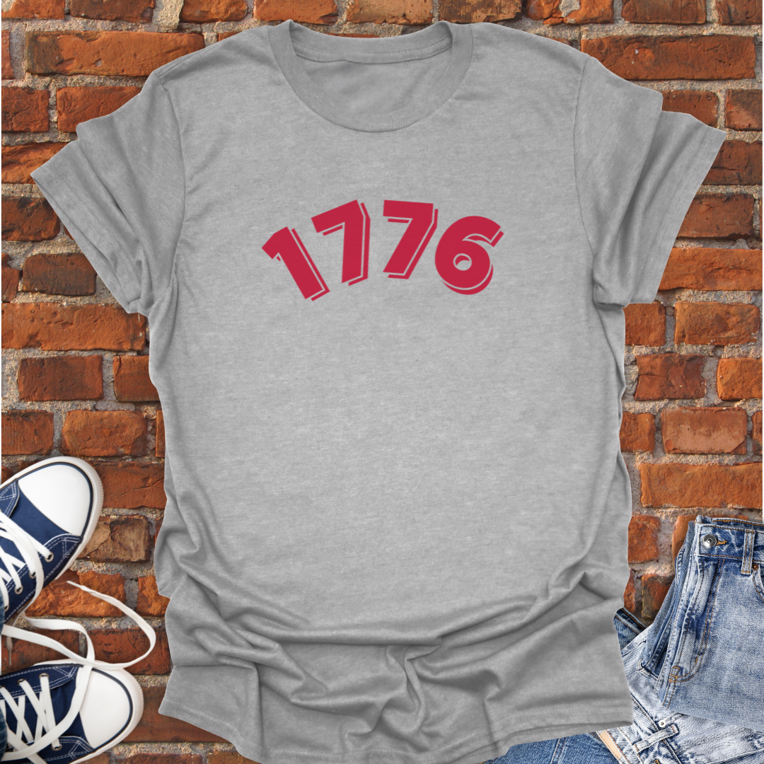 1776 Independence Day Celebration -bold font Softstyle T-Shirt size XS to 5XL