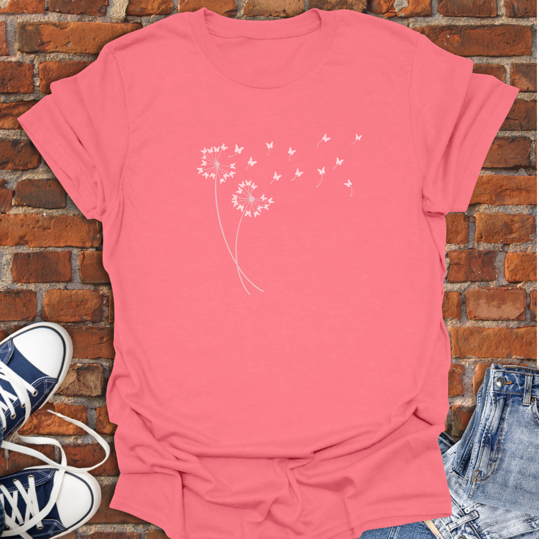 Dandelion Butterflies Softstyle T-Shirt size XS to 5XL