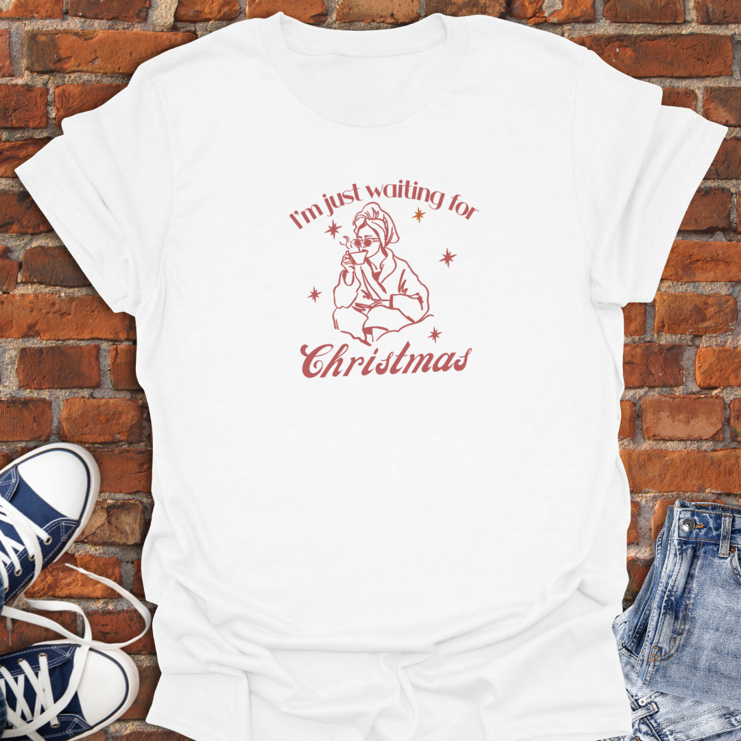 I'm Just Waiting for Christmas Softstyle T-Shirt size XS to 5XL