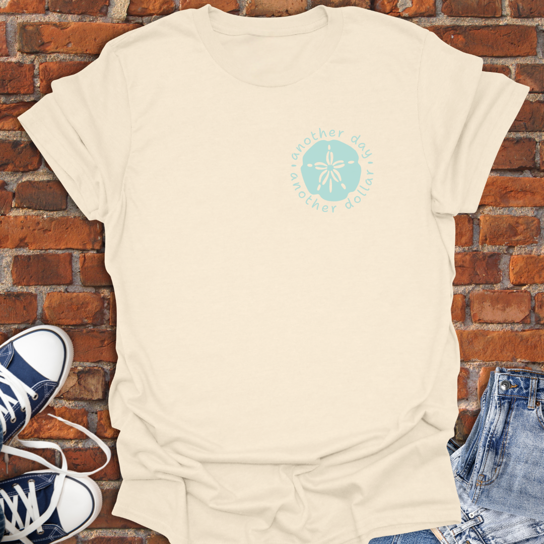 Sand Dollar -Another Day Another Dollar pocket style Softstyle T-Shirt size XS to 5XL