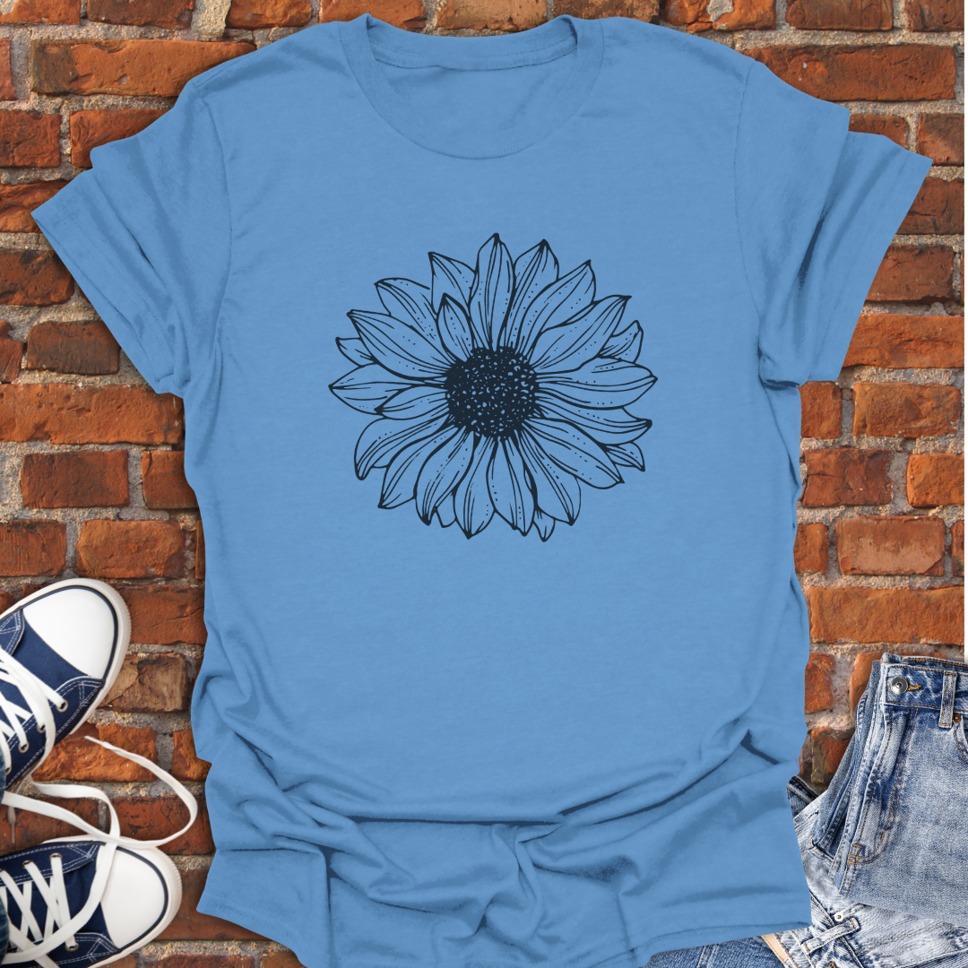 Sunflower drawing Softstyle T-Shirt size XS to 5XL