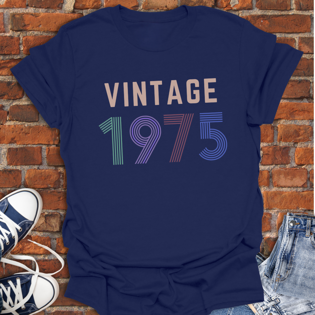 Vintage 1975 retro Softstyle T-Shirt size XS to 5XL
