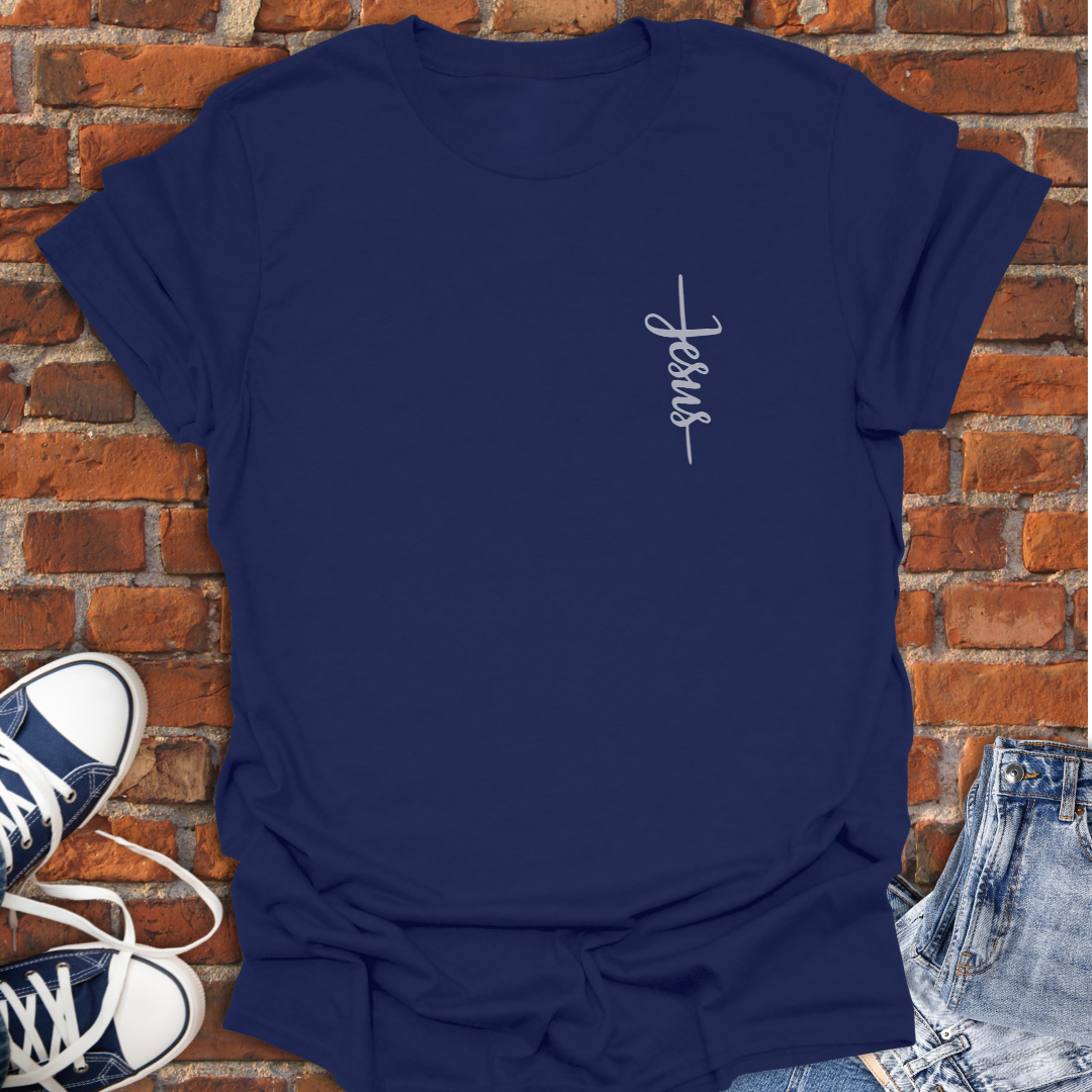 Jesus Cross -pocket size Faith T-Shirt size XS to 5XL