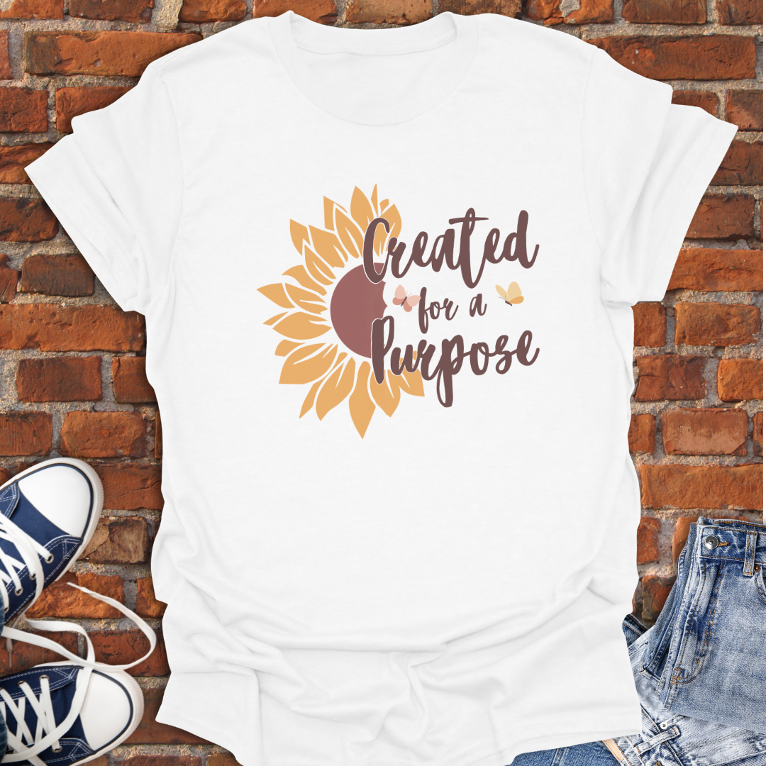Created for a Purpose Faith T-Shirt size XS to 5XL