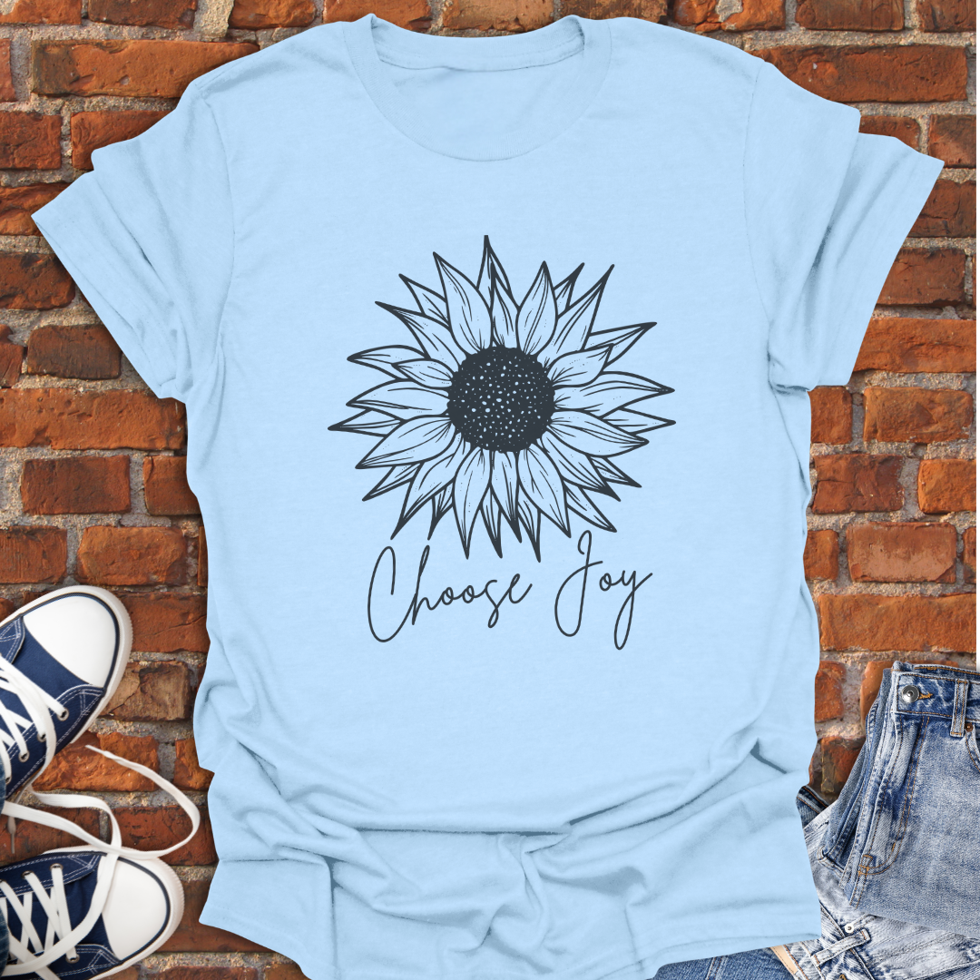 Choose Joy Sunflower Softstyle T-Shirt size XS to 5XL