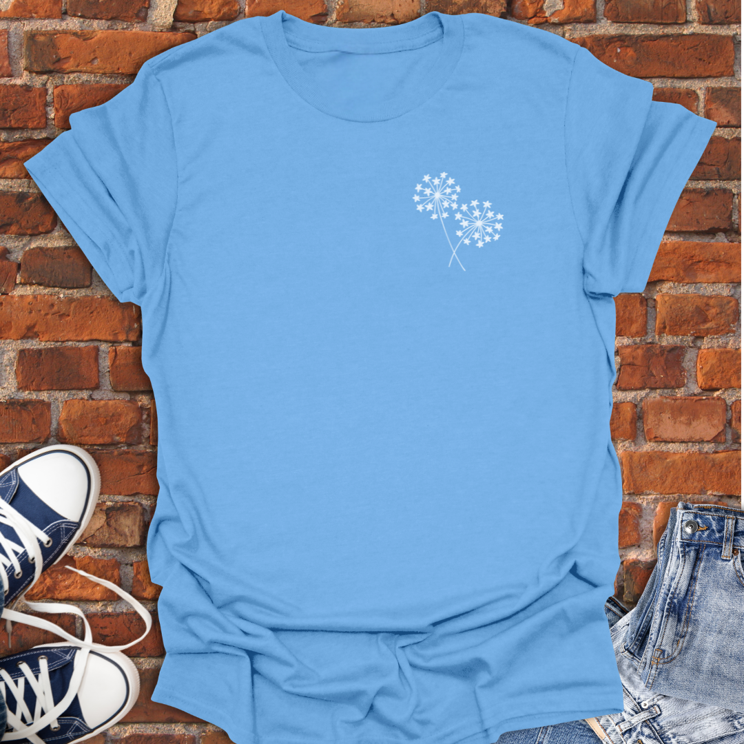 Dandelion Stars -pocket style Softstyle T-Shirt size XS to 5XL