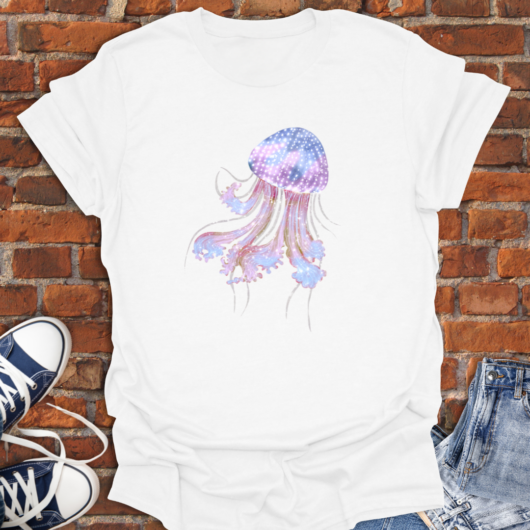Jellyfish -sea life Softstyle T-Shirt size XS to 5XL