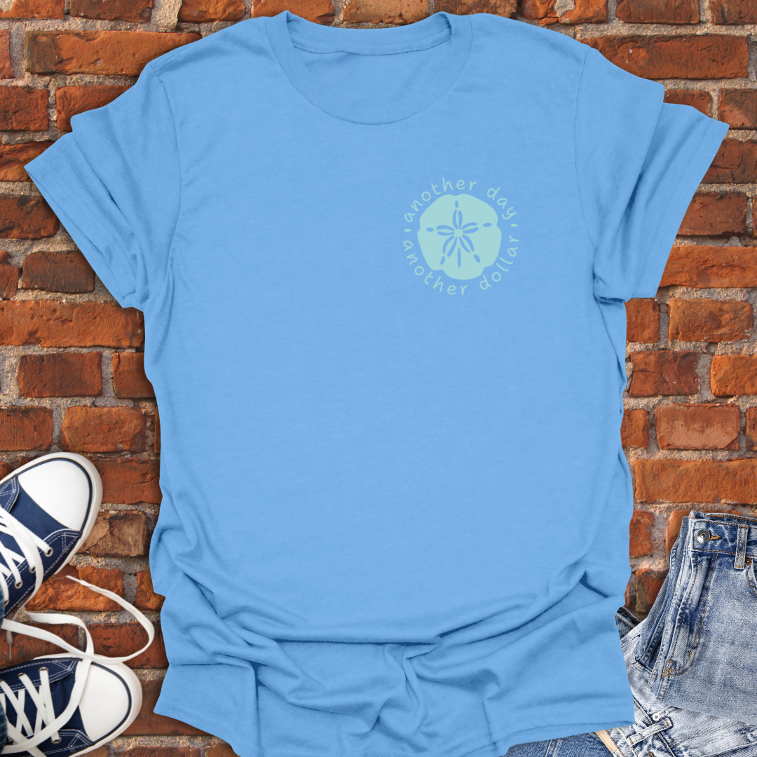 Sand Dollar -Another Day Another Dollar pocket style Softstyle T-Shirt size XS to 5XL
