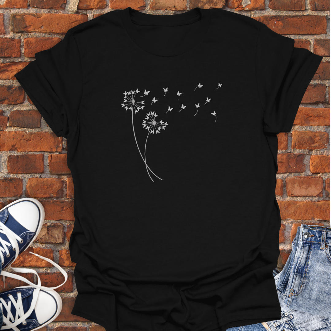 Dandelion Butterflies Softstyle T-Shirt size XS to 5XL