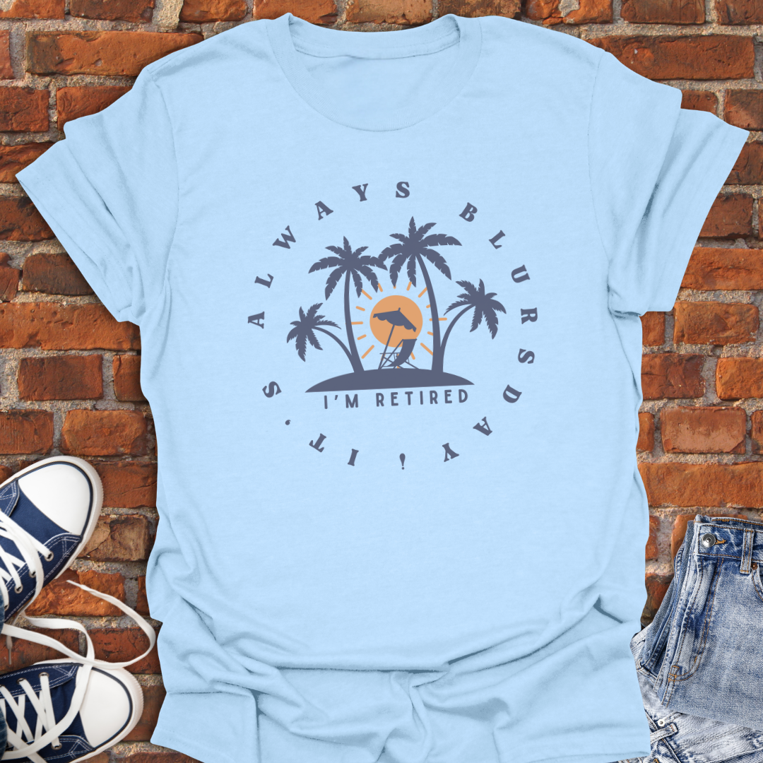 It's Always Blursday Softstyle T-Shirt size XS to 5XL
