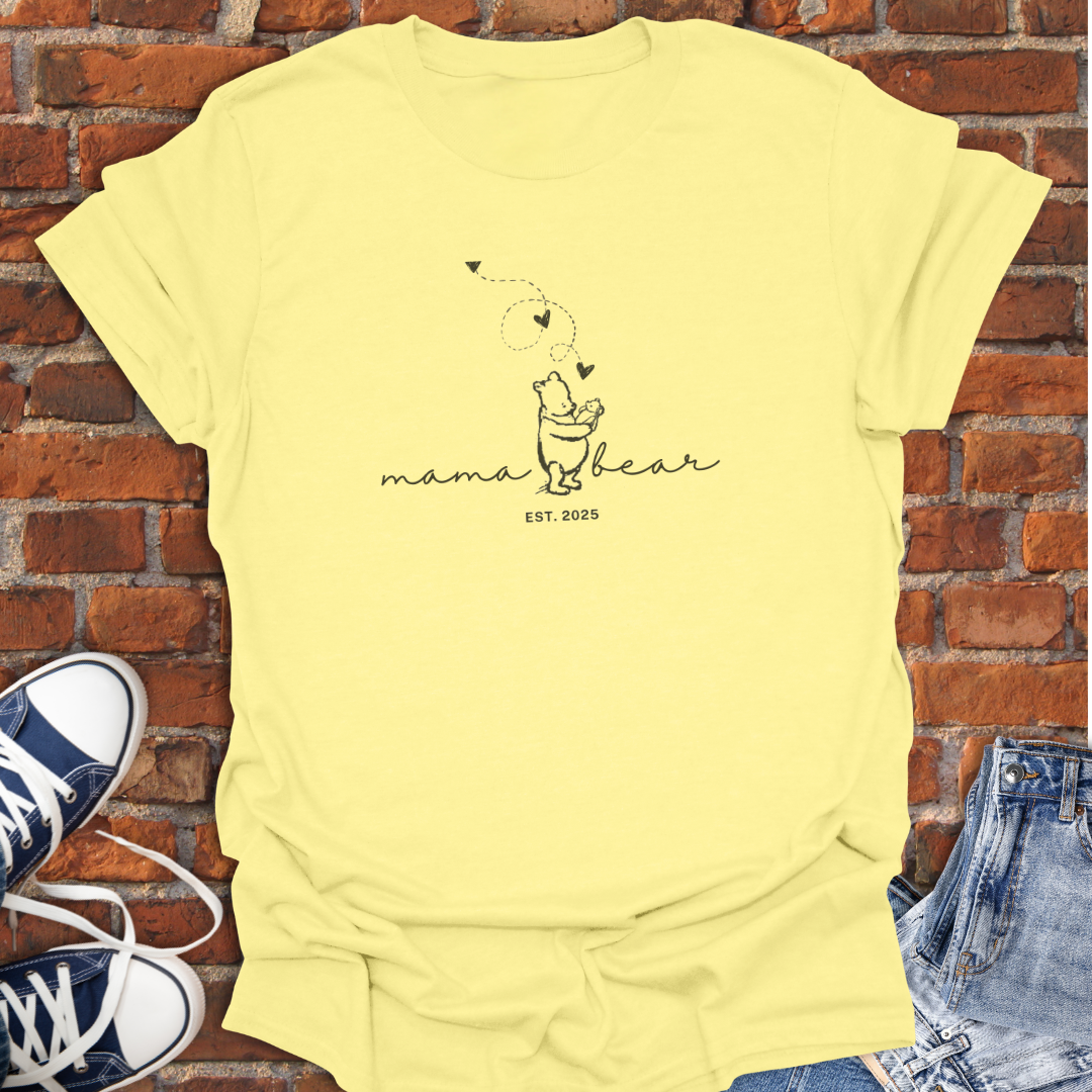 Mama Bear Est Softstyle T-Shirt size XS to 5XL