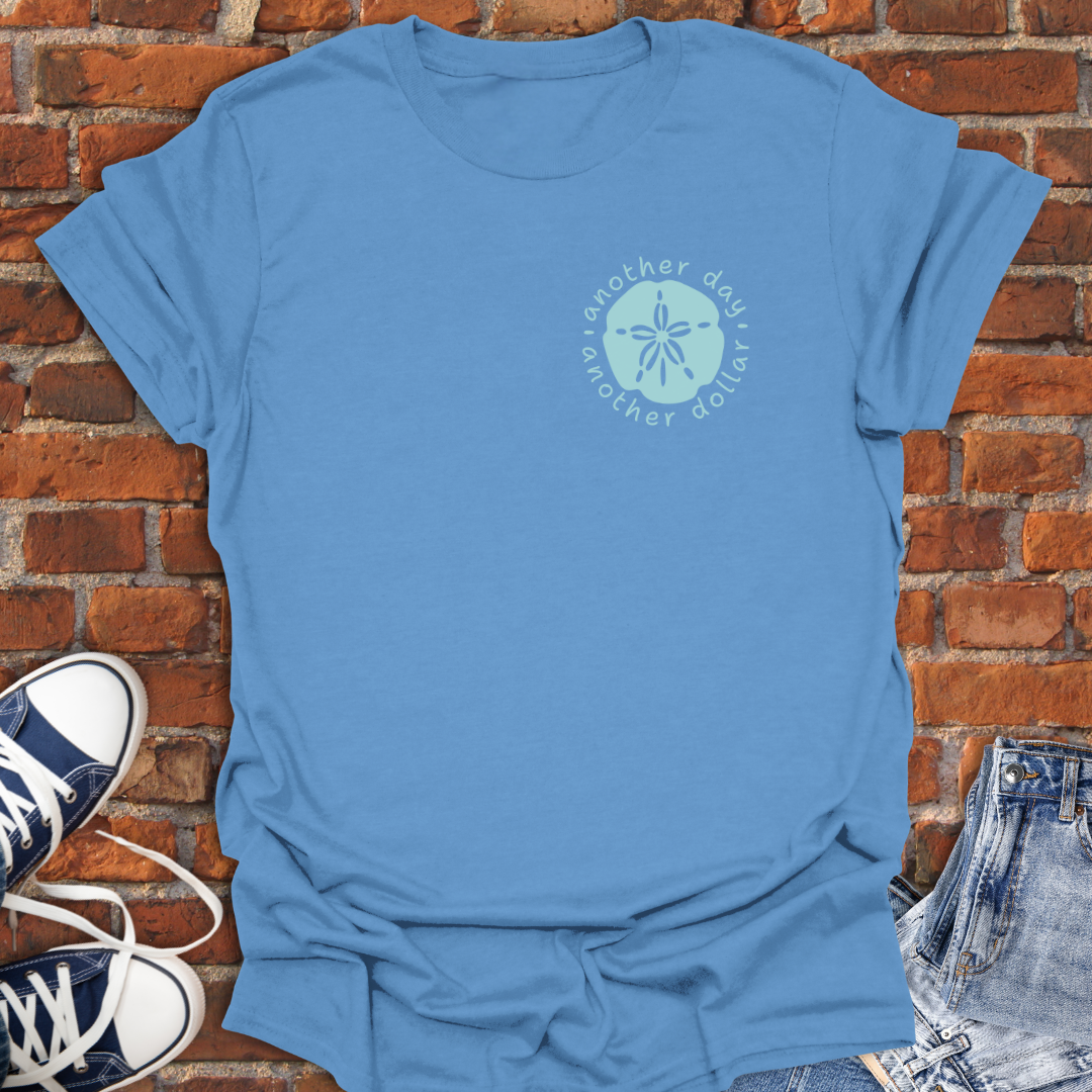 Sand Dollar -Another Day Another Dollar pocket style Softstyle T-Shirt size XS to 5XL