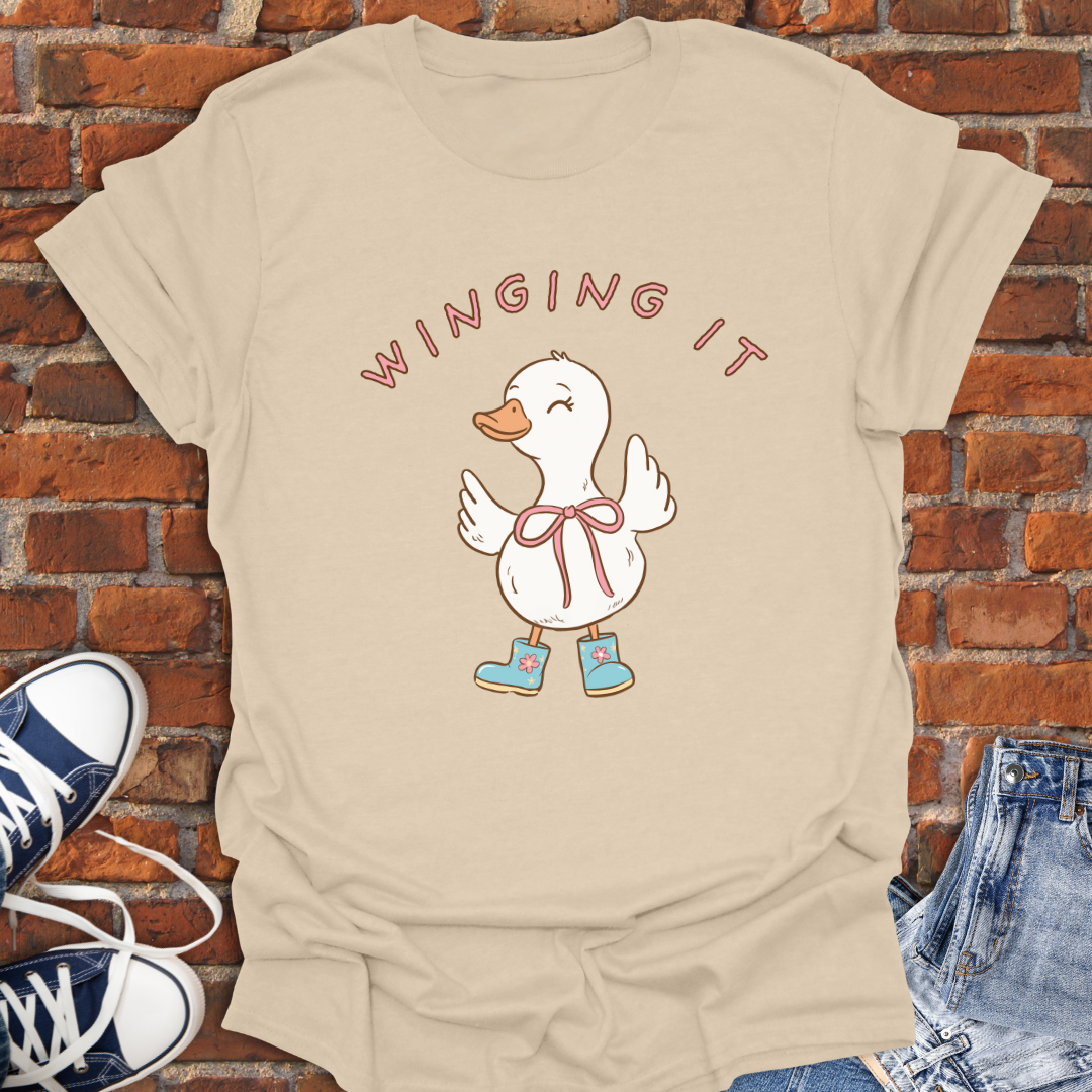 Silly Goose -Winging It Softstyle T-Shirt size XS to 5XL