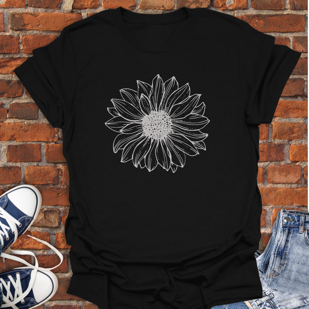Sunflower drawing Softstyle T-Shirt size XS to 5XL
