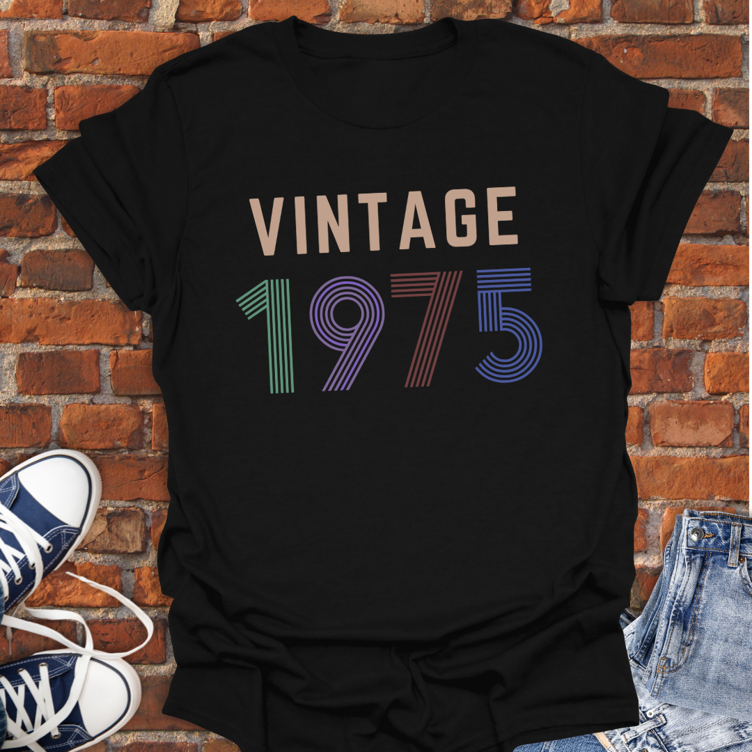 Vintage 1975 retro Softstyle T-Shirt size XS to 5XL