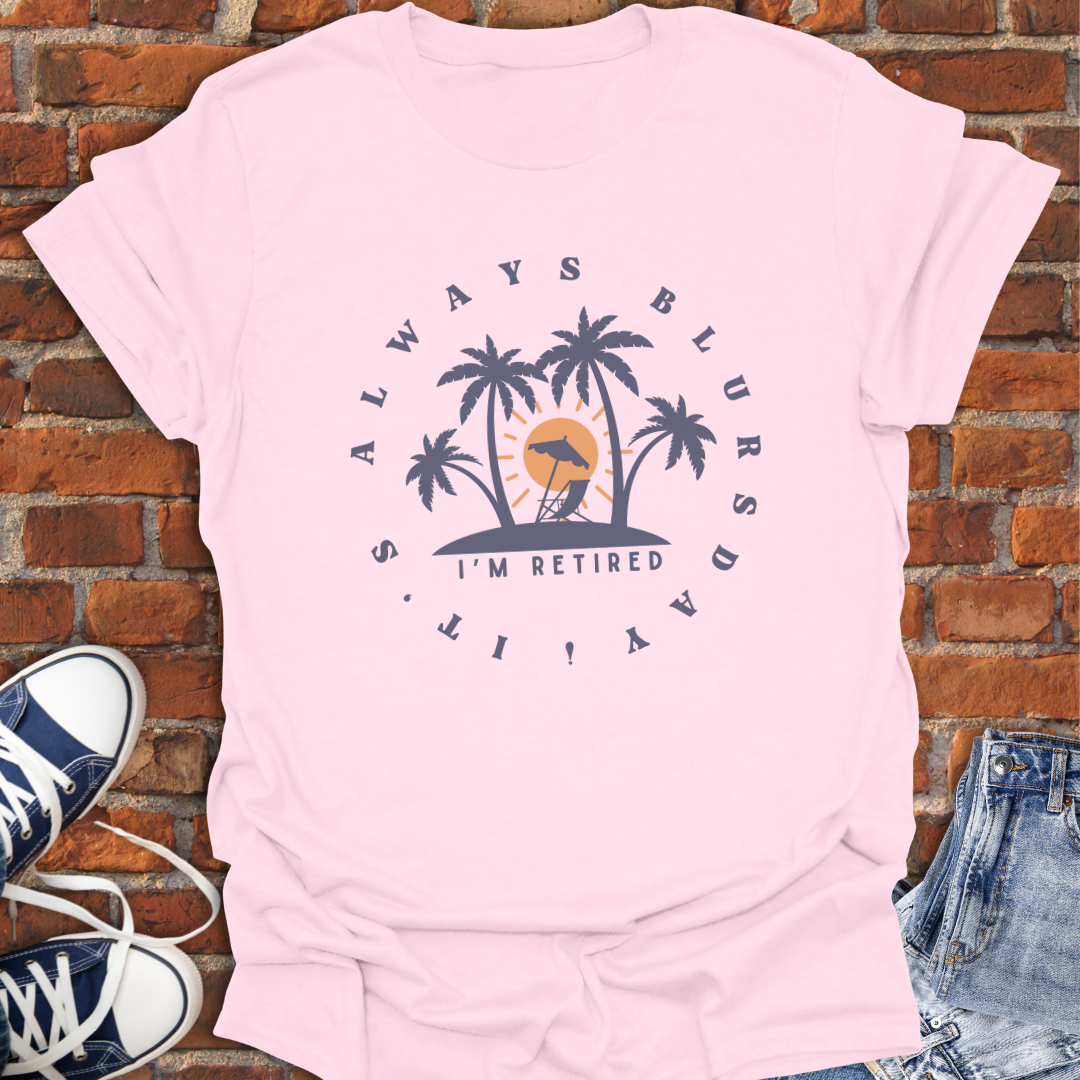 It's Always Blursday Softstyle T-Shirt size XS to 5XL