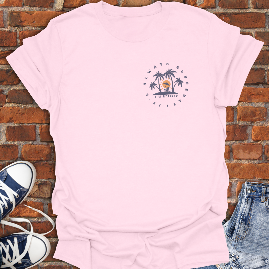 It's Always Blursday pocket style Softstyle T-Shirt size XS to 5XL
