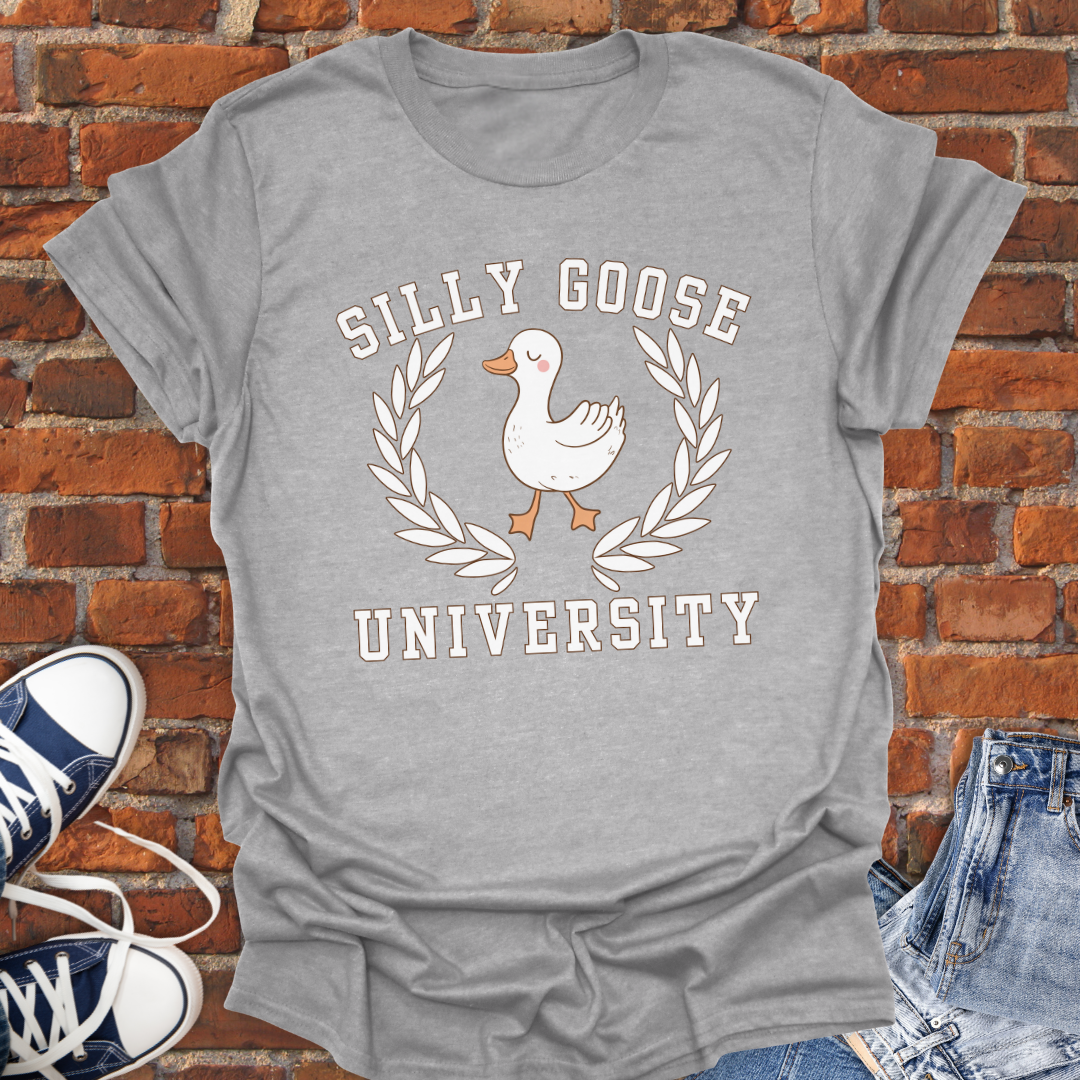 Silly Goose University Softstyle T-Shirt size XS to 5XL