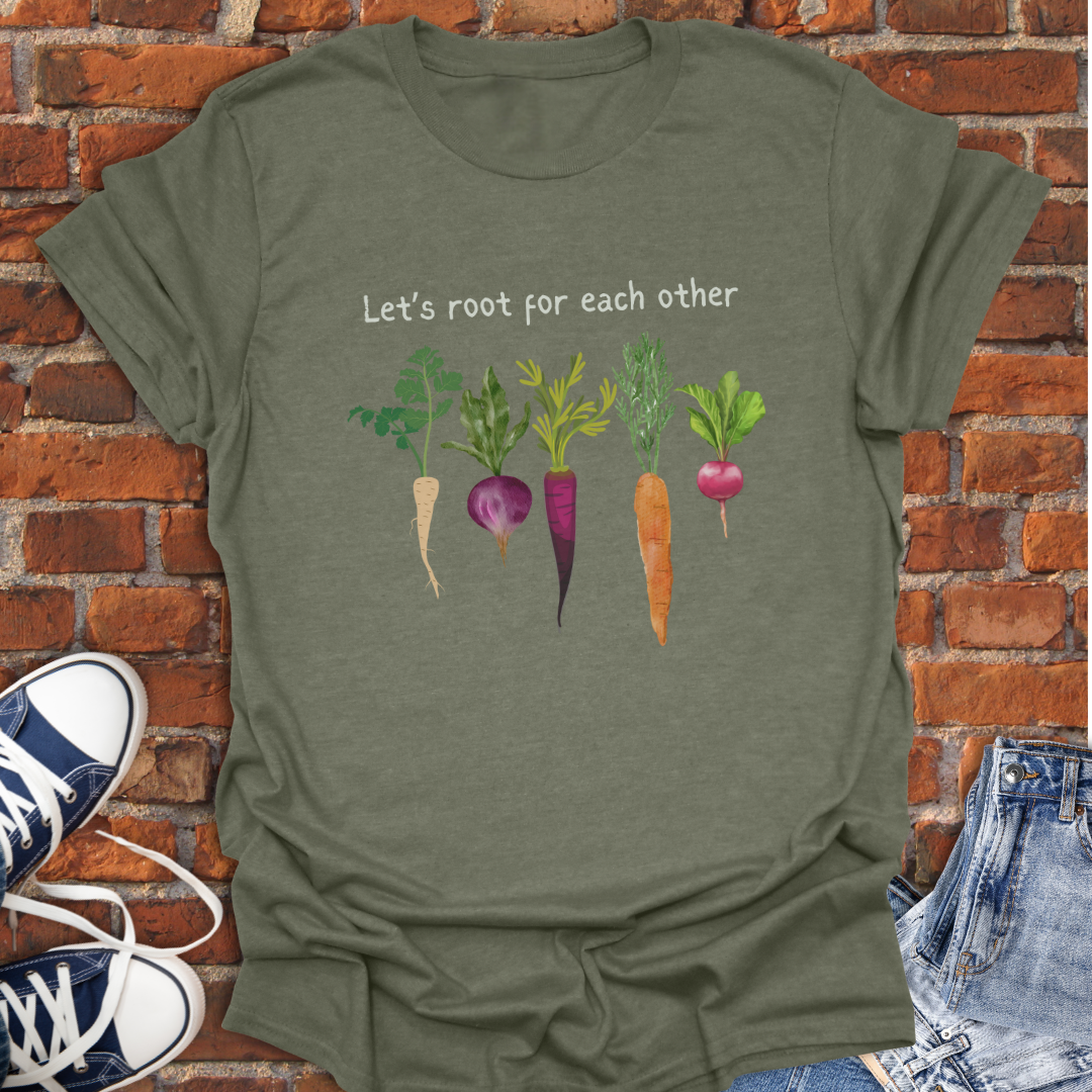 Let's Root for Each Other Softstyle T-Shirt size XS to 5XL