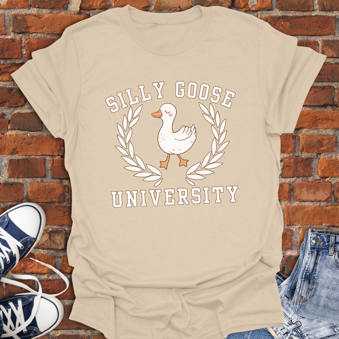 Silly Goose University Softstyle T-Shirt size XS to 5XL