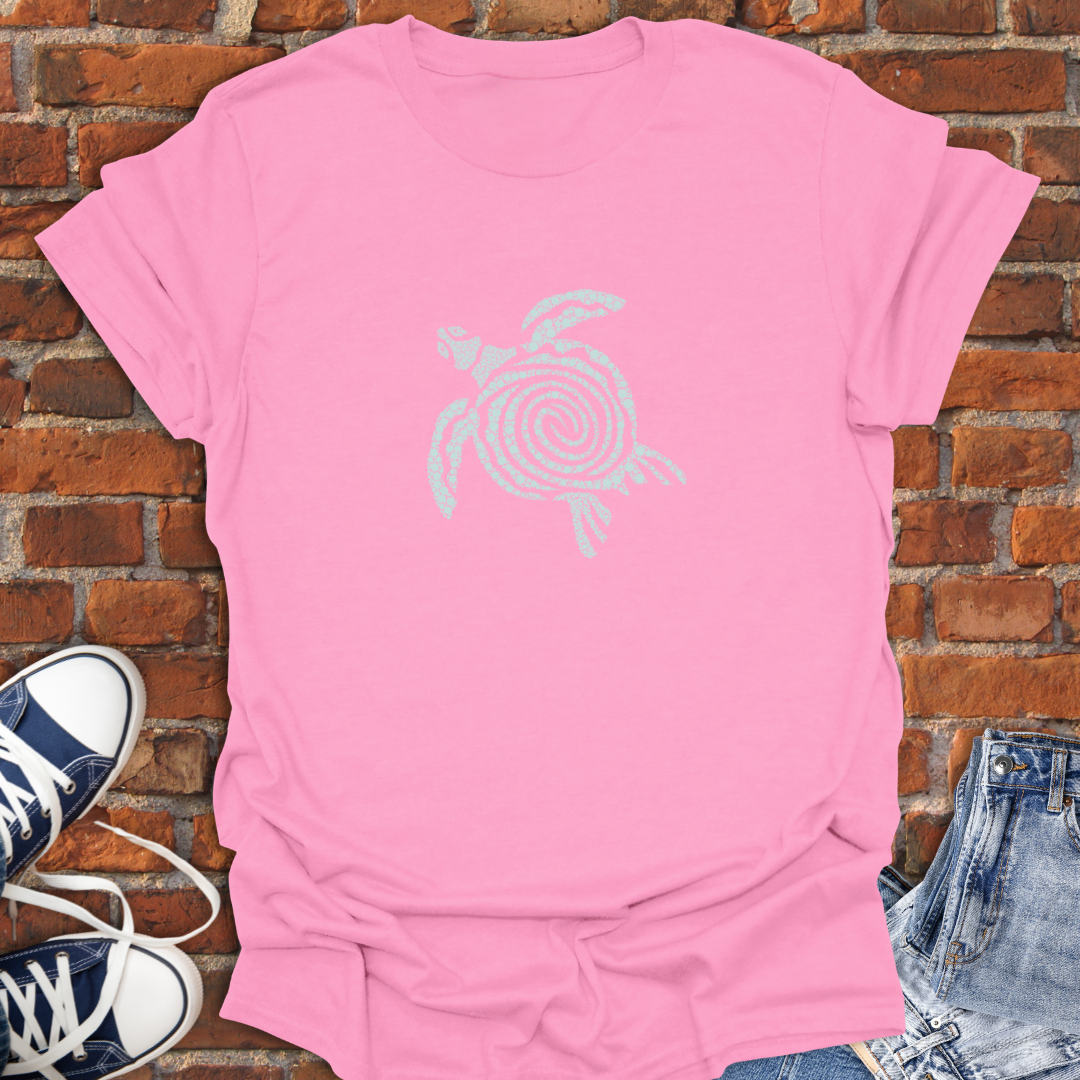 Turtle Vibes -swirl mint Softstyle T-Shirt size XS to 5XL