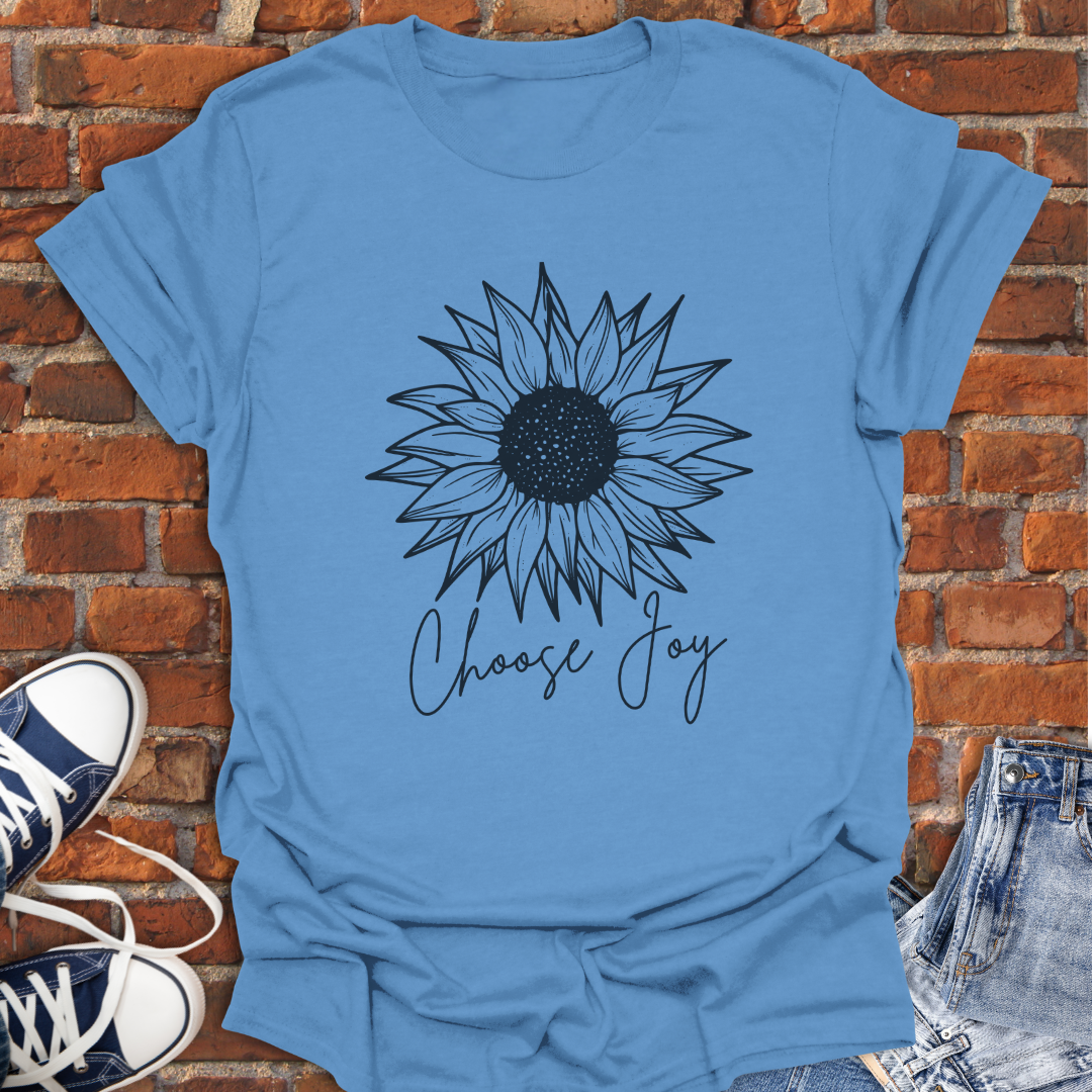 Choose Joy Sunflower Softstyle T-Shirt size XS to 5XL