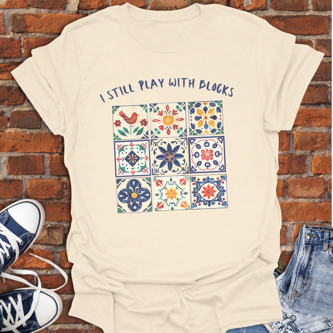 I Still Play with Blocks Softstyle T-Shirt size XS to 5XL