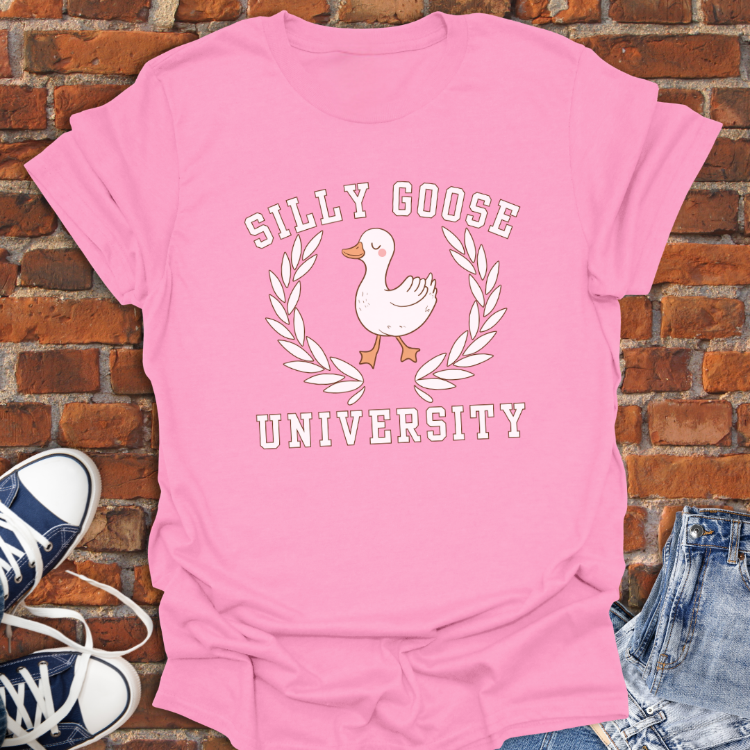 Silly Goose University Softstyle T-Shirt size XS to 5XL