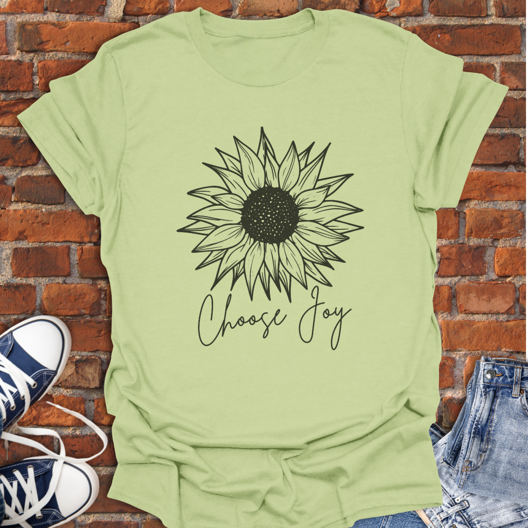 Choose Joy Sunflower Softstyle T-Shirt size XS to 5XL