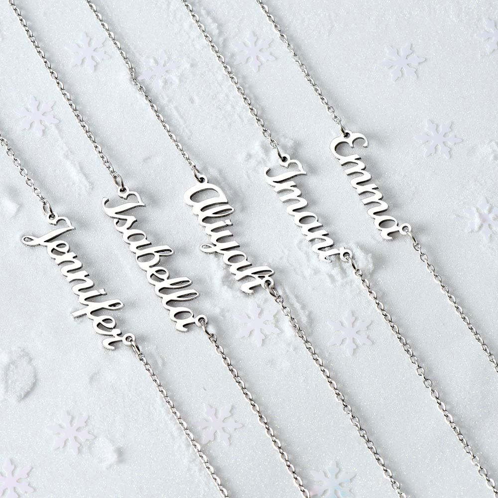 Custom Name Necklace -Personalized -Perfect Gift for her, Mother's Day, Gift for Mom, Step-mom, sister, wife