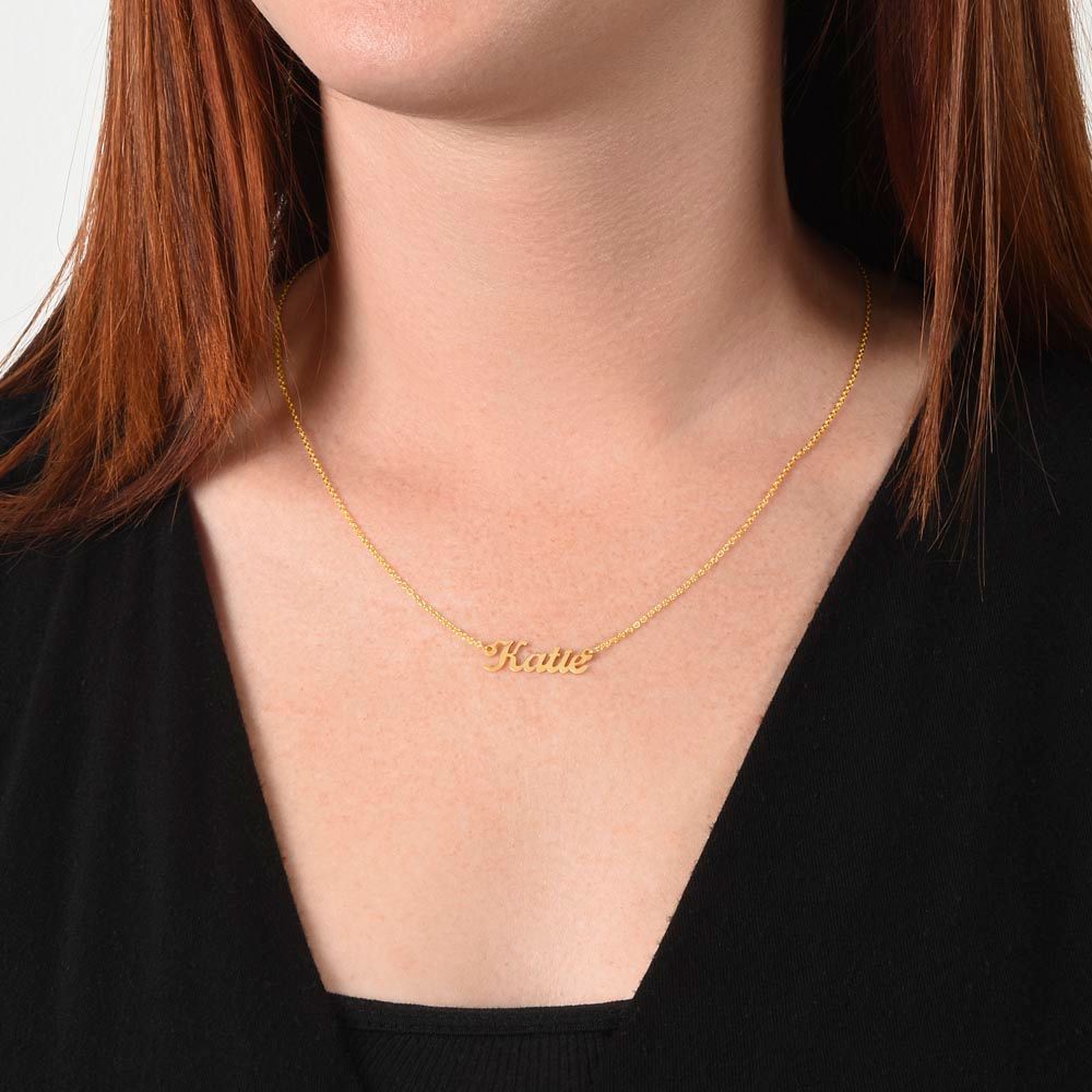 Custom Name Necklace -Personalized -Perfect Gift for her, Mother's Day, Gift for Mom, Step-mom, sister, wife
