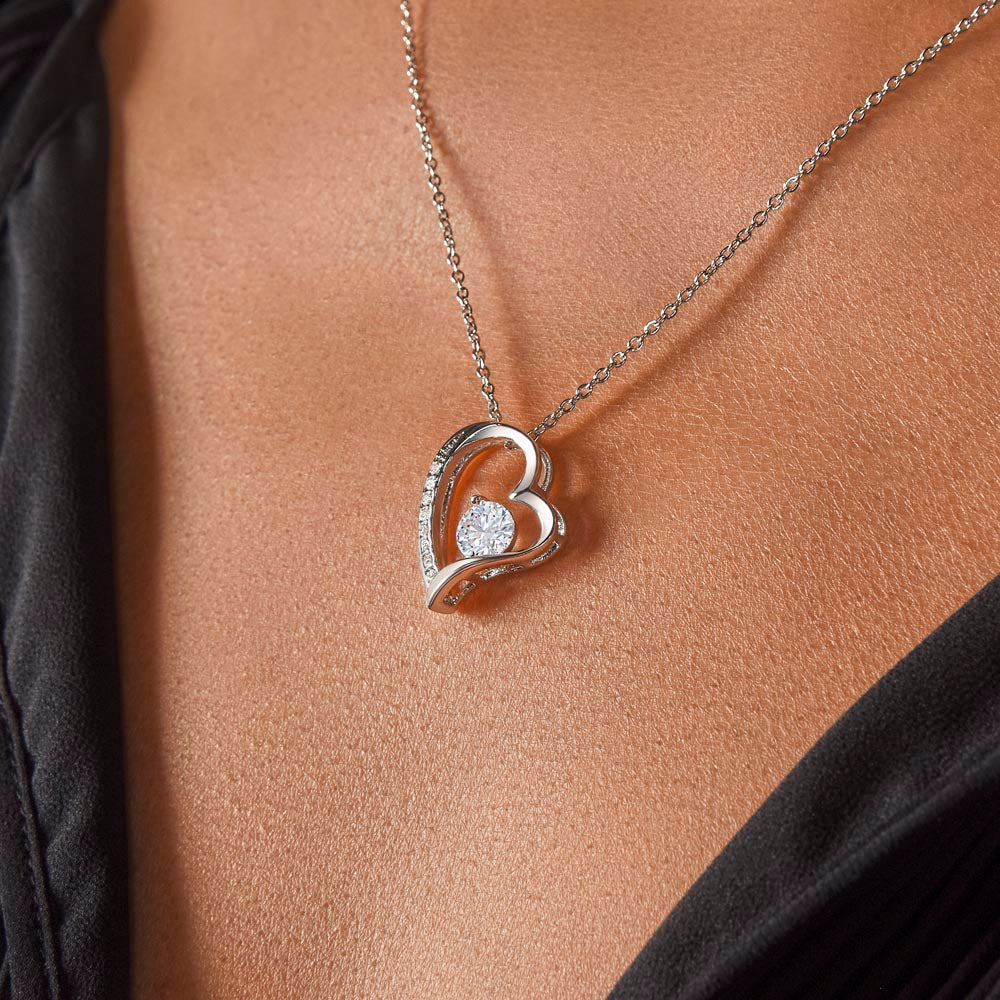 Gift for her -You are the heart of this family -necklace