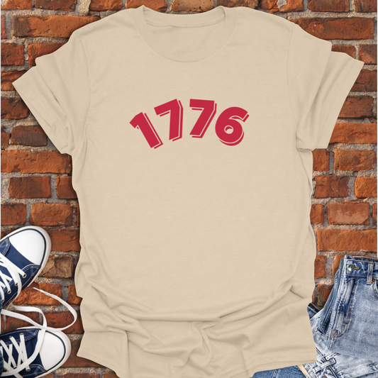 1776 Independence Day Celebration -bold font Softstyle T-Shirt size XS to 5XL