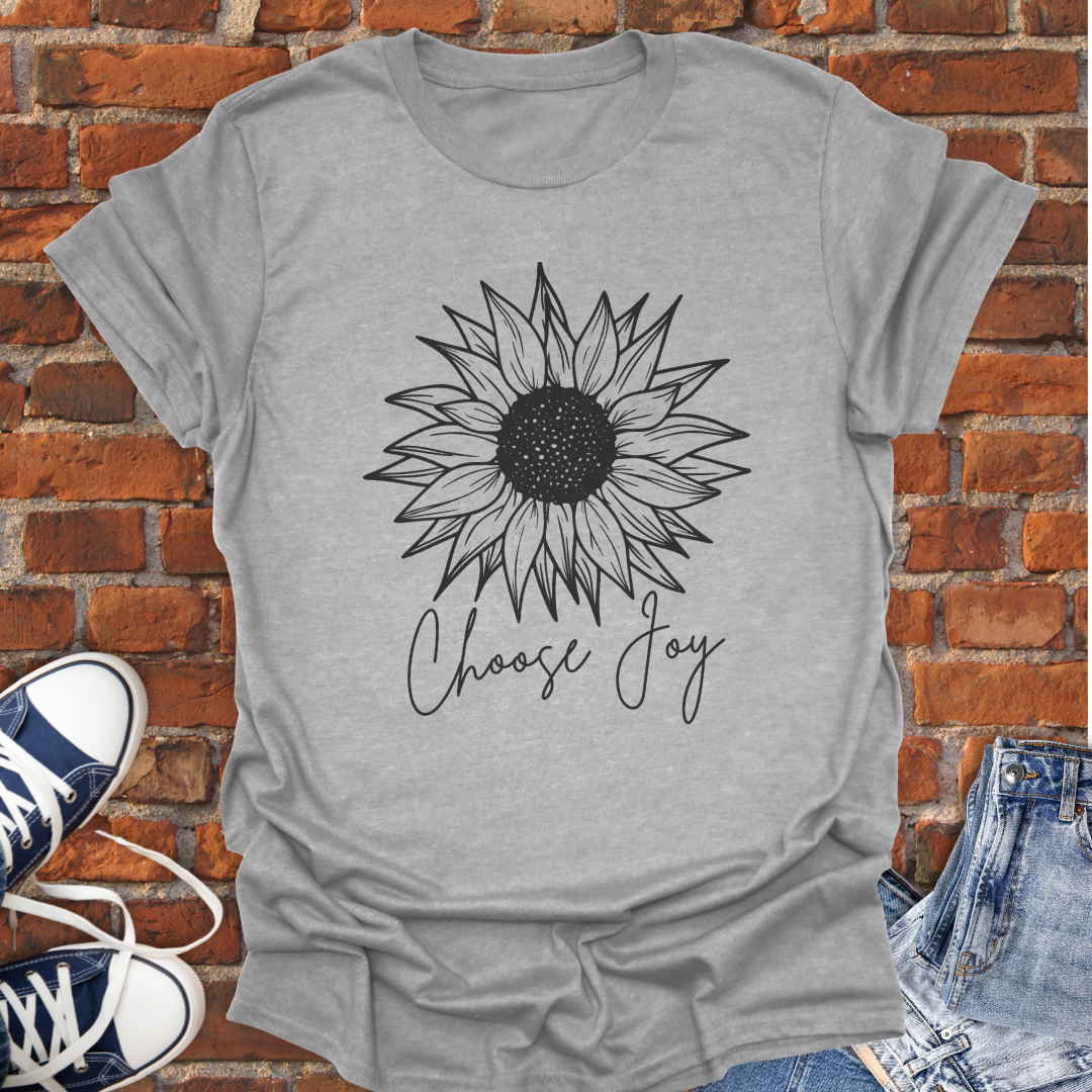 Choose Joy Sunflower Softstyle T-Shirt size XS to 5XL