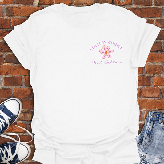 Follow Christ Not Culture Faith T-Shirt size XS to 5XL