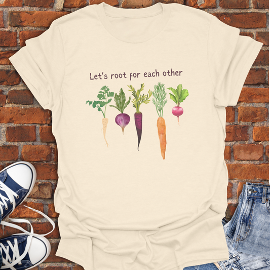 Let's Root for Each Other Softstyle T-Shirt size XS to 5XL