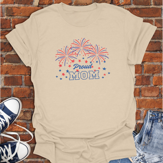 Proud Mom -4th of July Celebration Softstyle T-Shirt size XS to 5XL