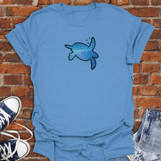 Swimming Sea Turtle Softstyle T-Shirt size XS to 5XL