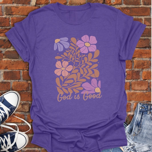 God is Good -boho Faith T-Shirt size XS to 5XL