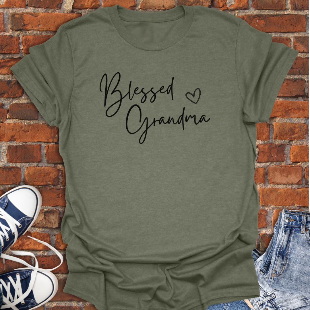 Blessed Grandma Faith T-Shirt size XS to 5XL