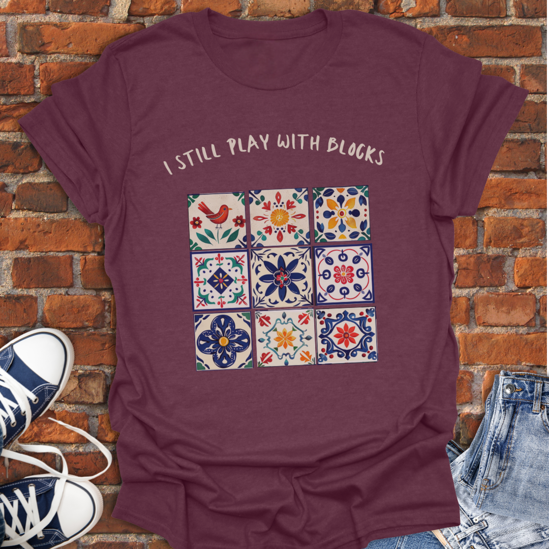 I Still Play with Blocks Softstyle T-Shirt size XS to 5XL