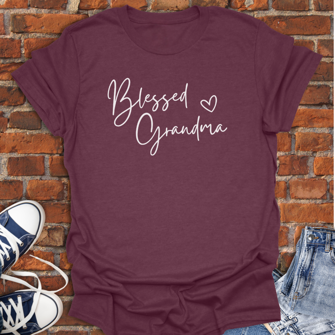 Blessed Grandma Faith T-Shirt size XS to 5XL