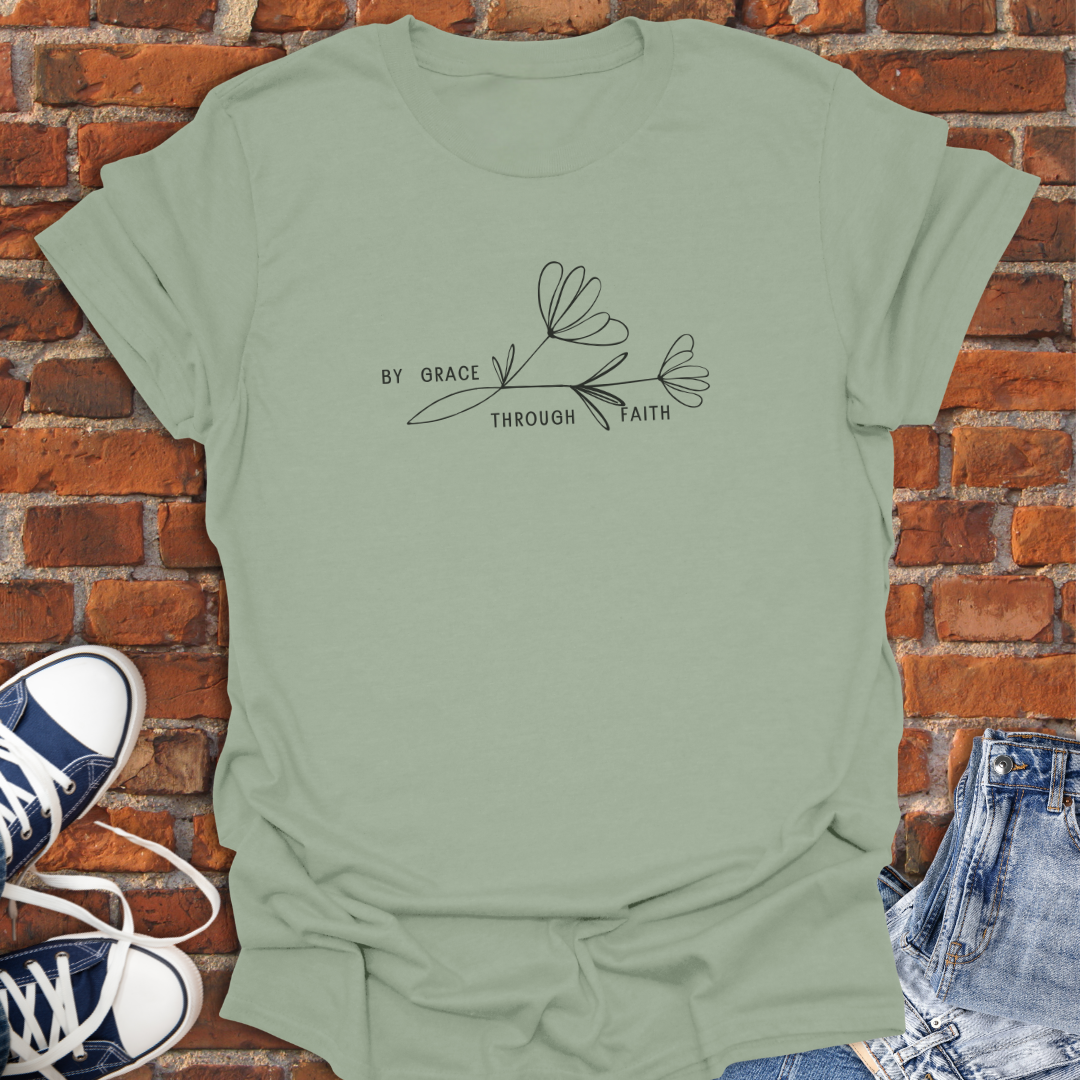 By Grace Through Faith Faith T-Shirt size XS to 5XL