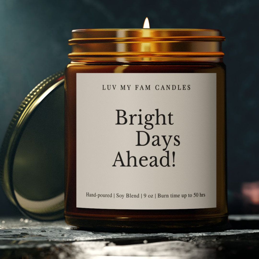 Bright Days Ahead – Uplifting Candle | 9oz Coconut Apricot Wax