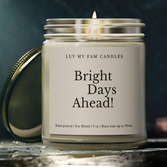 Bright Days Ahead – Uplifting Candle | 9oz Coconut Apricot Wax